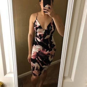 Floral cocktail dress